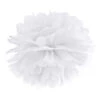 Pompon Wit 35cm