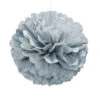 Pompon Zilver 40cm
