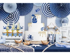 Popcorn Bakjes Blauw Mix 12,5cm 6st -Feestspullen Winkel popcorn bakjes blauw mix 125cm 6st 3