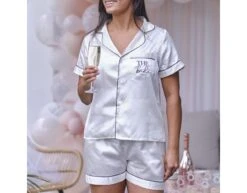 Pyjamas The Bride- White L 6 Pyjamas The Bride- White L -Feestspullen Winkel pyjamas the bride white l 2