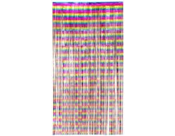 Regenboog Deurgordijn Metallic 2m