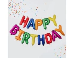 Regenboog Happy Birthday Ballonnen Set 33cm -Feestspullen Winkel regenboog happy birthday ballonnen set 33cm 2
