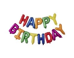 Regenboog Happy Birthday Ballonnen Set 33cm
