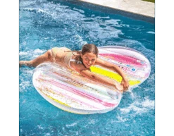 Regenboog Hart Luchtbed 1,5m -Feestspullen Winkel regenboog hart luchtbed 15m 1