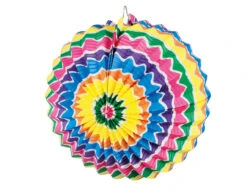 Regenboog Lampionnen Ballon 22cm 12st -Feestspullen Winkel regenboog lampionnen ballon 22cm 12st 4