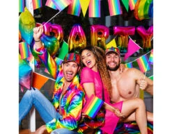 Regenboog Slinger 3m -Feestspullen Winkel regenboog slinger 3m 2