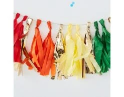 Regenboog Tassel Slinger 1,5m -Feestspullen Winkel regenboog tassel slinger 15m 2