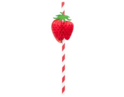 Rietjes Fruit Papier 20cm 6st -Feestspullen Winkel rietjes fruit papier 20cm 6st 3