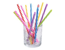 Rietjes Plastic Herbruikbaar 21cm 12st