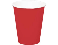 Rode Bekers Karton 350ml 8st