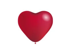 Rode Hartjes Ballonnen 25cm 6st