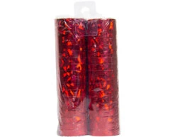 Rode Serpentines Holografisch 4m 18 Ringen 2st