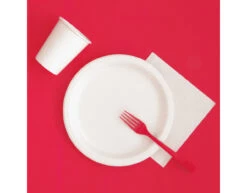 Rood Tafelkleed Plastic 2,74m -Feestspullen Winkel rood tafelkleed plastic 274m 2