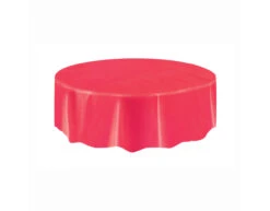 Rood Tafelkleed Rond 2,13m