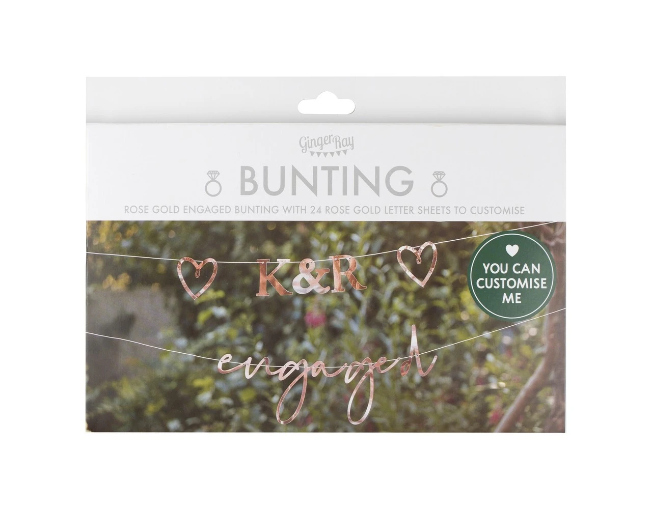 Rose Gouden Bruiloft Letterslinger Engaged 4m 2st 2 Rose Gouden Bruiloft Letterslinger Engaged 4m 2st - Afbeelding 2