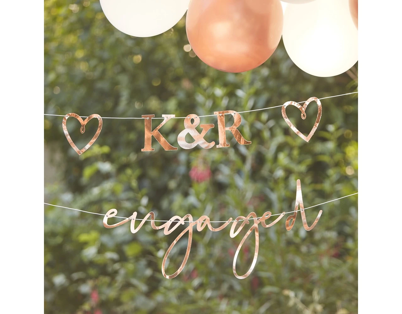 Rose Gouden Bruiloft Letterslinger Engaged 4m 2st 3 Rose Gouden Bruiloft Letterslinger Engaged 4m 2st - Afbeelding 3