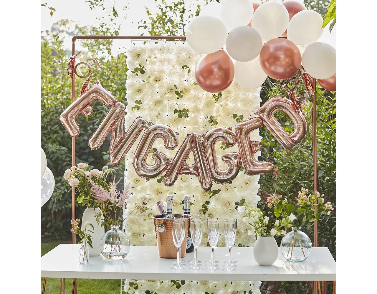 Rose Gouden Bruiloft Letterslinger Engaged 4m 2st 4 Rose Gouden Bruiloft Letterslinger Engaged 4m 2st - Afbeelding 4