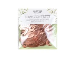 Rose Gouden Confetti Love 14g -Feestspullen Winkel rose gouden confetti love 14g 2