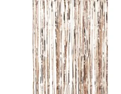 Rose Gouden Deurgordijn Franje 2,5m