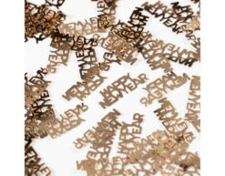 Rose Gouden Happy New Year Tafelconfetti 14g
