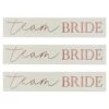 Rose Gouden Nep Tattoos Team Bride 8cm 16st