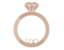 Rose Gouden Photobooth Frame Ring 74cm