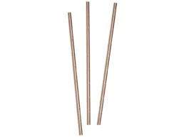 Rose Gouden Rietjes Papier 19,5cm 25st