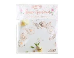 Rose Gouden Slinger Bloemen 3m -Feestspullen Winkel rose gouden slinger bloemen 3m 2