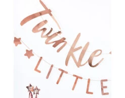 Rose Gouden Slinger Twinkle Twinkle 3m -Feestspullen Winkel rose gouden slinger twinkle twinkle 3m 2