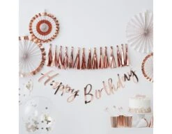 Rose Gouden Tassel Slinger 2m -Feestspullen Winkel rose gouden tassel slinger 2m 3