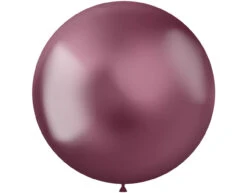 Roze Ballonnen Chroom 48cm 5st