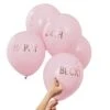 Roze Ballonnen Personaliseerbaar 30,5cm 5st
