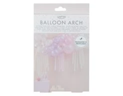 Roze Ballonnenboog Pastel Doorzichtig DIY Set -Feestspullen Winkel roze ballonnenboog pastel doorzichtig diy set 2