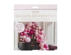 Roze Ballonnenboog XL DIY Set -Feestspullen Winkel roze ballonnenboog xl diy set 2