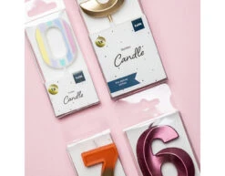 Roze Kaars 6 Jaar 5cm 7 Roze Kaars 6 Jaar 5cm -Feestspullen Winkel roze kaars 6 jaar 5cm 3