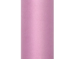 Roze Pastel Tule Rol 15cm 9m