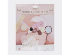 Roze Photobooth Props Party 10st -Feestspullen Winkel roze photobooth props party 10st 3