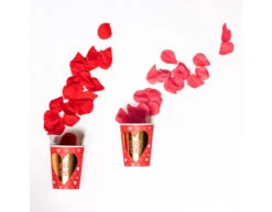 Roze Rozenblaadjes 288st -Feestspullen Winkel roze rozenblaadjes 288st 2