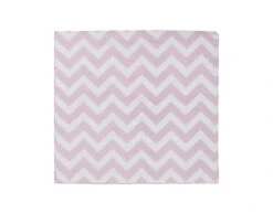 Roze Servetten Gestreept 25cm 20st