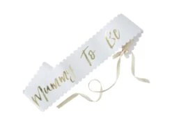 Sash Oh Baby! Mother To Be Paper/Foil 75x10 Cm