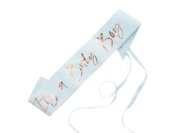 Sash Twinkle Twinkle It's A Baby Boy Paper/Foil 75x10 Cm