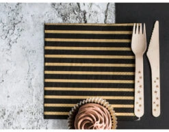 Servetten Gestreept 33cm 20st -Feestspullen Winkel servetten gestreept 33cm 20st 2