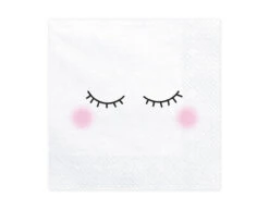 Servetten Gezichtje 33cm 20st