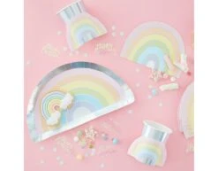Servetten Regenboog 17cm 16st -Feestspullen Winkel servetten regenboog 17cm 16st 3