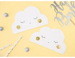 Servetten Wolk 16cm 20st -Feestspullen Winkel servetten wolk 16cm 20st 5