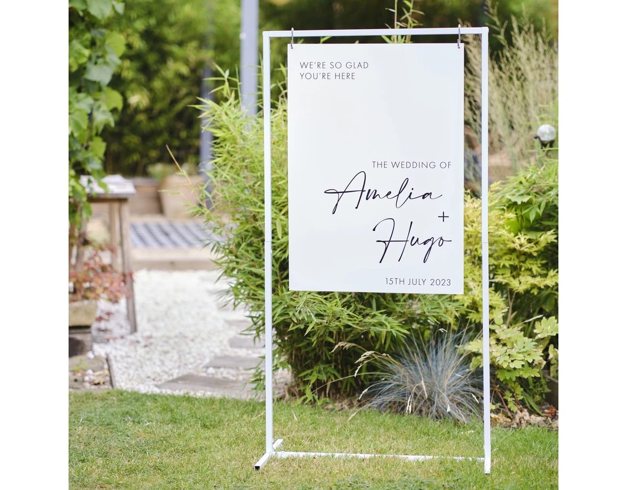 Sign Metal A Frame Sign Stand 2 Sign Metal A Frame Sign Stand - Afbeelding 2