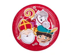 Sinterklaas Borden Papier 23cm 10st