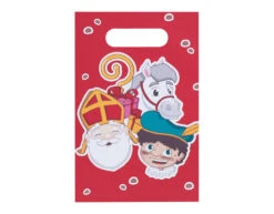 Sinterklaas Uitdeelzakjes Papier 23cm 10st -Feestspullen Winkel sinterklaas uitdeelzakjes papier 23cm 10st 2