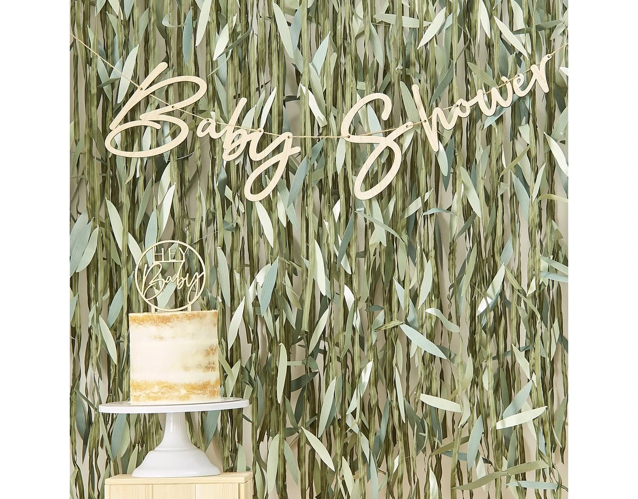 Slinger Baby Shower Hout 2m 2 Slinger Baby Shower Hout 2m - Afbeelding 2