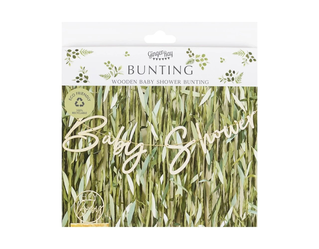 Slinger Baby Shower Hout 2m 3 Slinger Baby Shower Hout 2m - Afbeelding 3